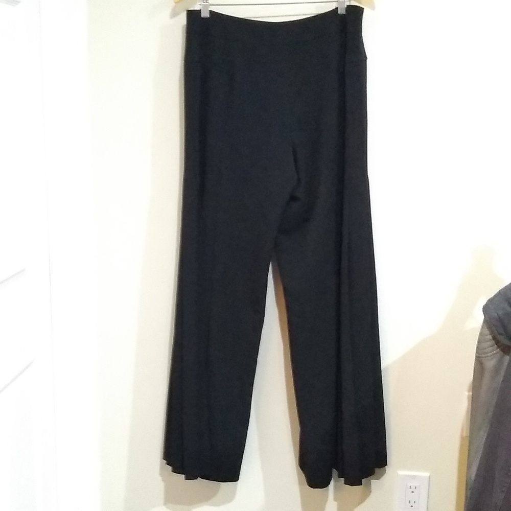 D1🎊Alberto Makali 12 black side pleats wide leg pants - Picture 5 of 7